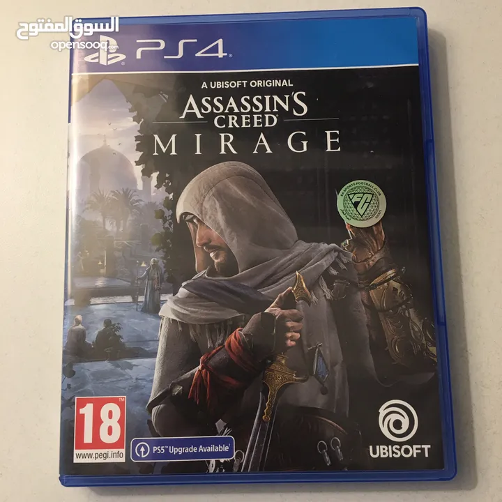 سيدي Assassins Mirage ps4 مستعمل وكالة باللغة العربية