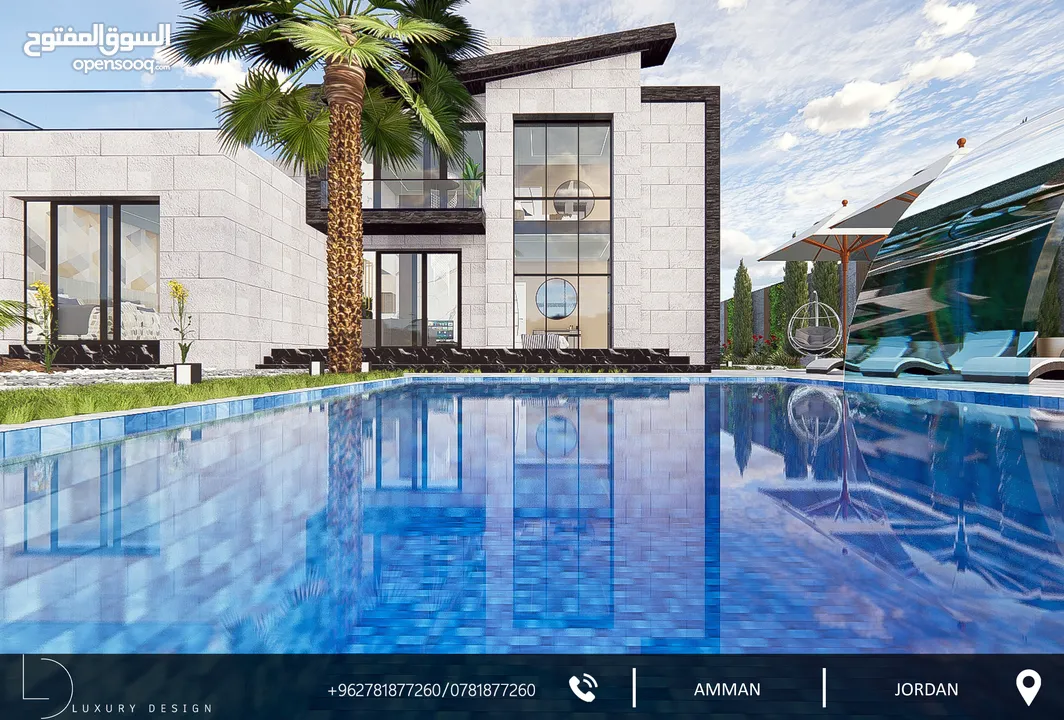 مكتب (LUXURY DESIGN) للتقديم خدمات هندسة التصميم الداخلي والمعماري والتنفيذ والإشراف لكافة المشاريع