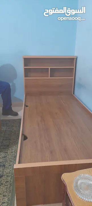 تخوت مفرد شباب قياس 190×90 كفاله 5سنوات سنوات خشب لامنيت 18م بدون فرشه