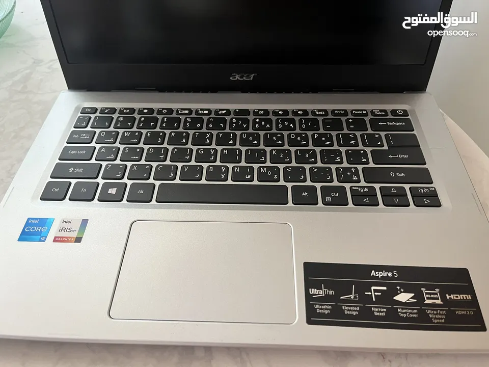 Laptop Acer intel Core i5-Aspire 5- like new