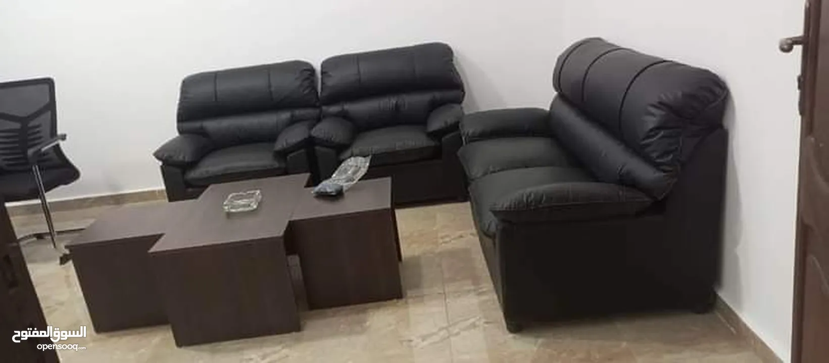 طقم كنب اداري بوليستر الدب الاصلي بسعر المصنع احذروا التقليد