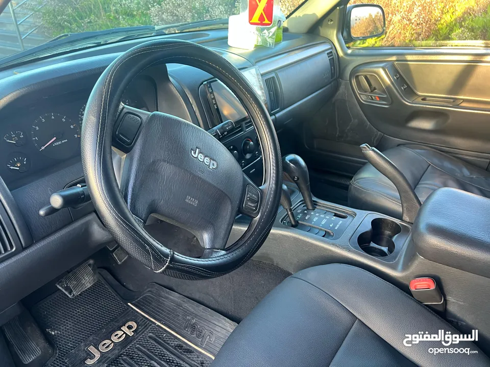 جيب شيروكي 2002 بحالة ممتازة 4000 سي سي ترخيص واطي Jeep WJ