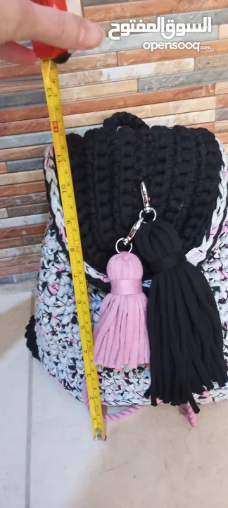 شنطة ظهر كروشيه مشغولة يدويا بجودة عالية