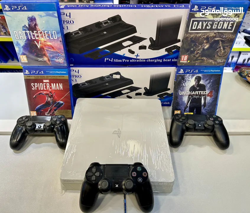 بلايستيشن 4 فات مع كفاله  PS4 Fat بافضل الاسعار