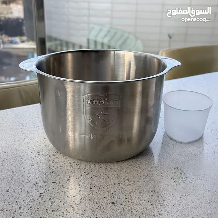 عجانة ناشونال بركندةقوة جبارة 5500 واط لأداء مثالي وسريع سعة كبيرة 7 لتر وعاء بايركس للعجن هدايا مجا