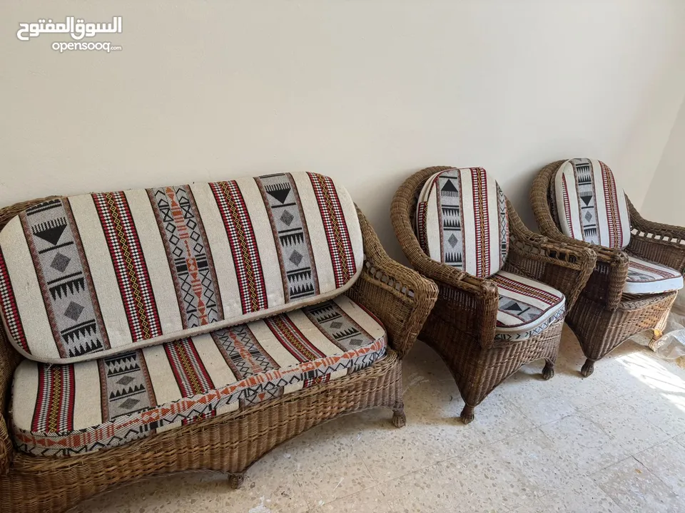 كنب قش خيزران