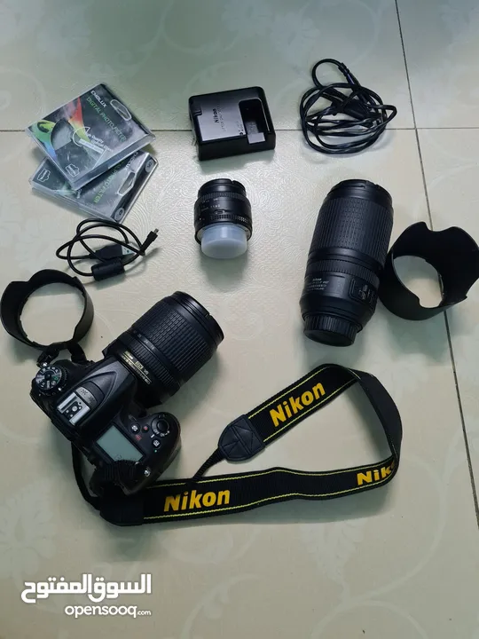 nikon 7200 less used camera for sale like new