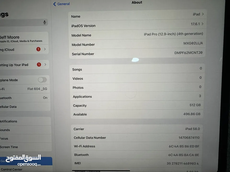 iPad Pro 4 (12.9 inches) Wi-Fi + Cellular