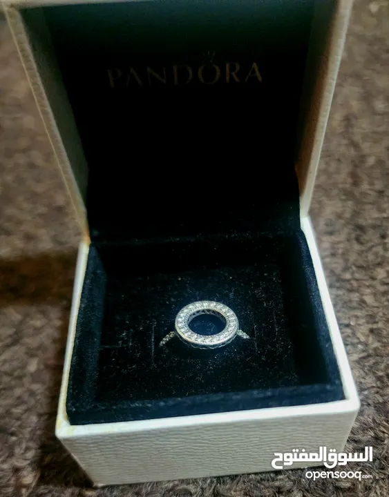 Pandora Signature Silver ring  with clear cubic zirconia Pandora Signature Pandora Signature