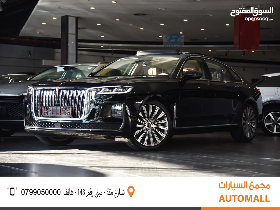 هونشي H9 مايلد هايبرد وارد وكفالة الوكالة 2023 Hongqi H9 45TD Mild Hybrid