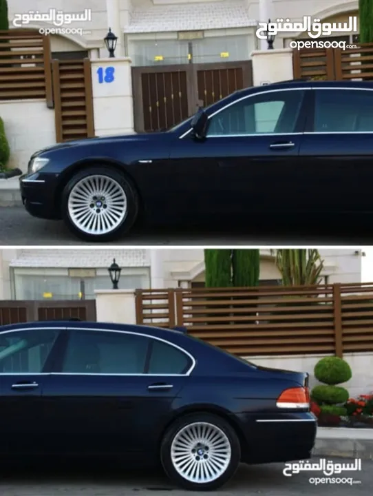 سيارة للبيع BMW 750 Li موديل 2007 أعلى مواصفات سعر نهائي 7000 دينار كاش فقط
