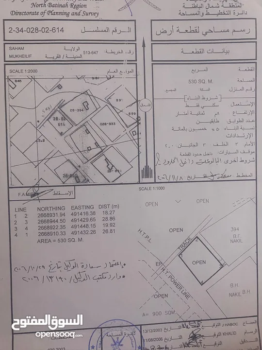 ارض للبيع صحم مخيليف الحاره