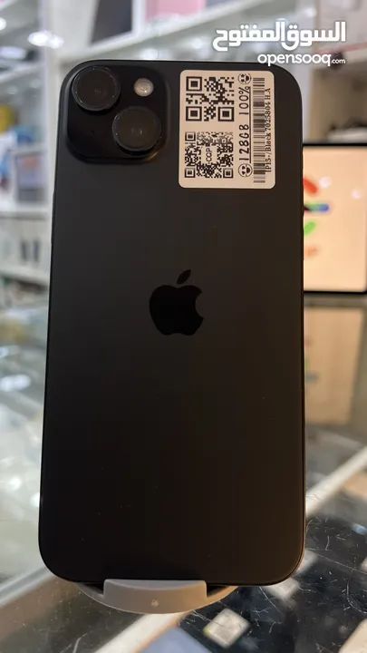iPhone 15 Plus 128GB Black  وارد شرق أوسط بطارية : 100‎%‎