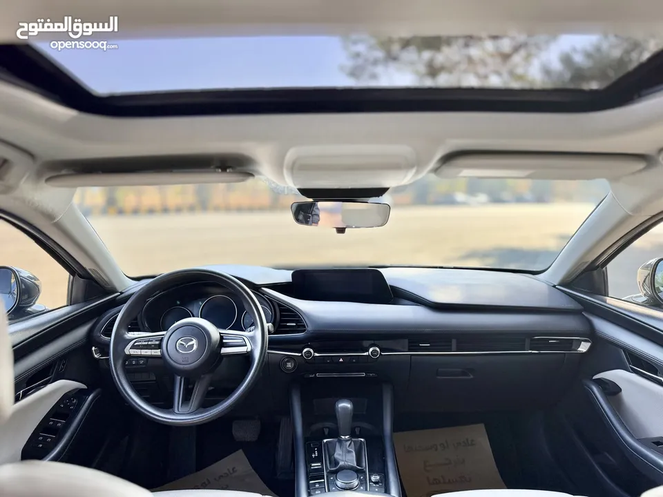 مازدا زوم 3 SkyActive مايلد هايبرد 2023 وارد الخياط عداد 43 ألف فقط كرت ابيض