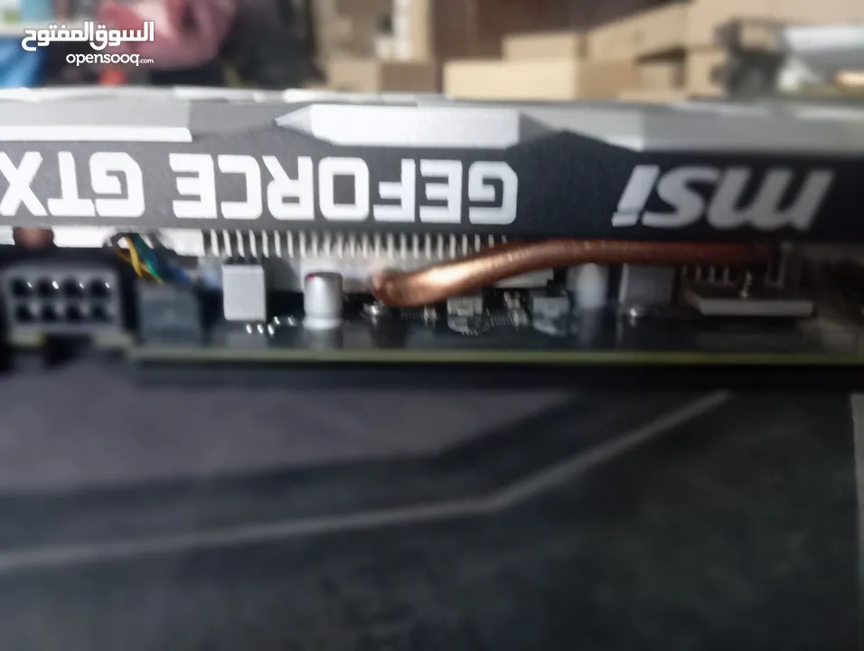 كرت شاشة MSI GTX 1660 SUPER (6GB) مناسب للفئات المتوسطة بلمع كرتونة ما شاء الله مبارك لصاحب النصيب