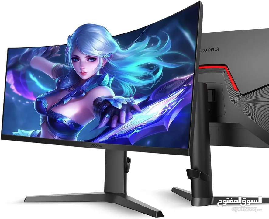 شاشه جيمنج منحنيه Koorui 34e6uc 34inch