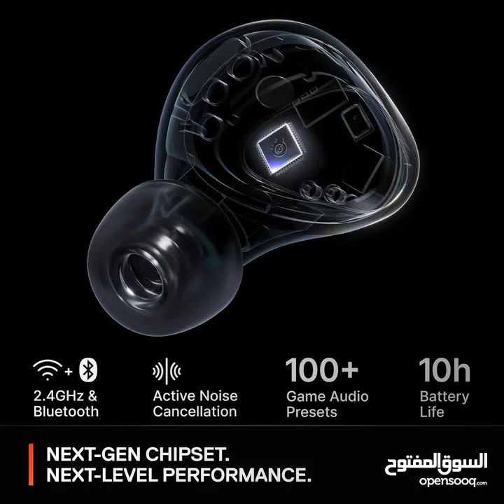 SteelSeries Arctis GameBuds for PlayStation/PC/Switch/Mobile سماعات وايرليس وبلوتوص ستيل سيريس