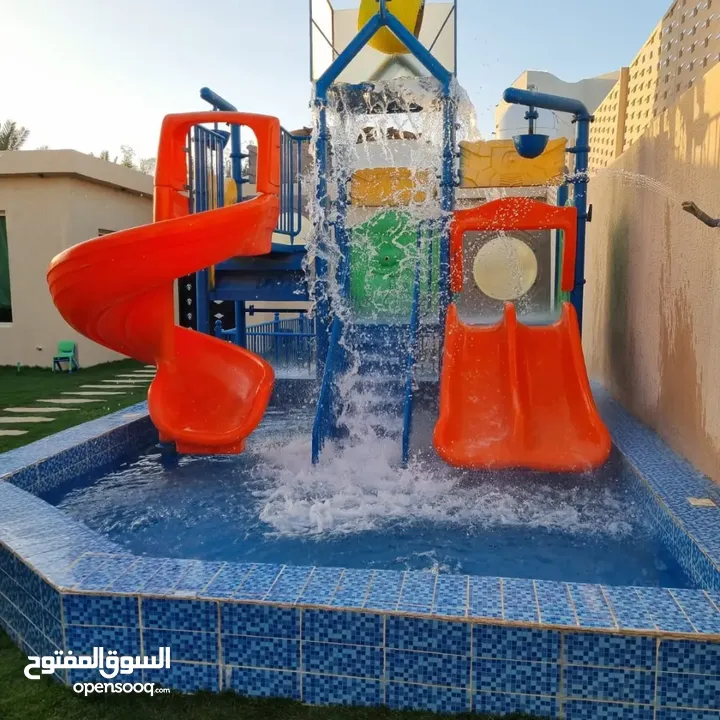 شاليهات نايت بارتي للألعاب المائيه والمسابح للايجار اليومي حي الرمال الرياض