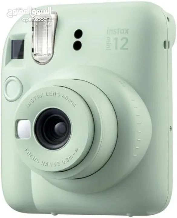 Fujifilm Instax Mini 12 Gift Box Album -Blue كاميرا فورية مع فلم و البوم صور و حقيبة