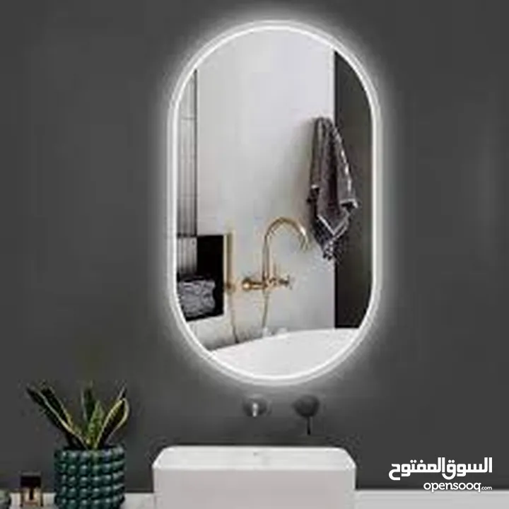 get brand new custom made mirror with light in any size and any shape