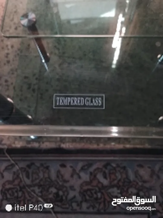 طاولة شاشه سوكريت TEMPERED GLASS