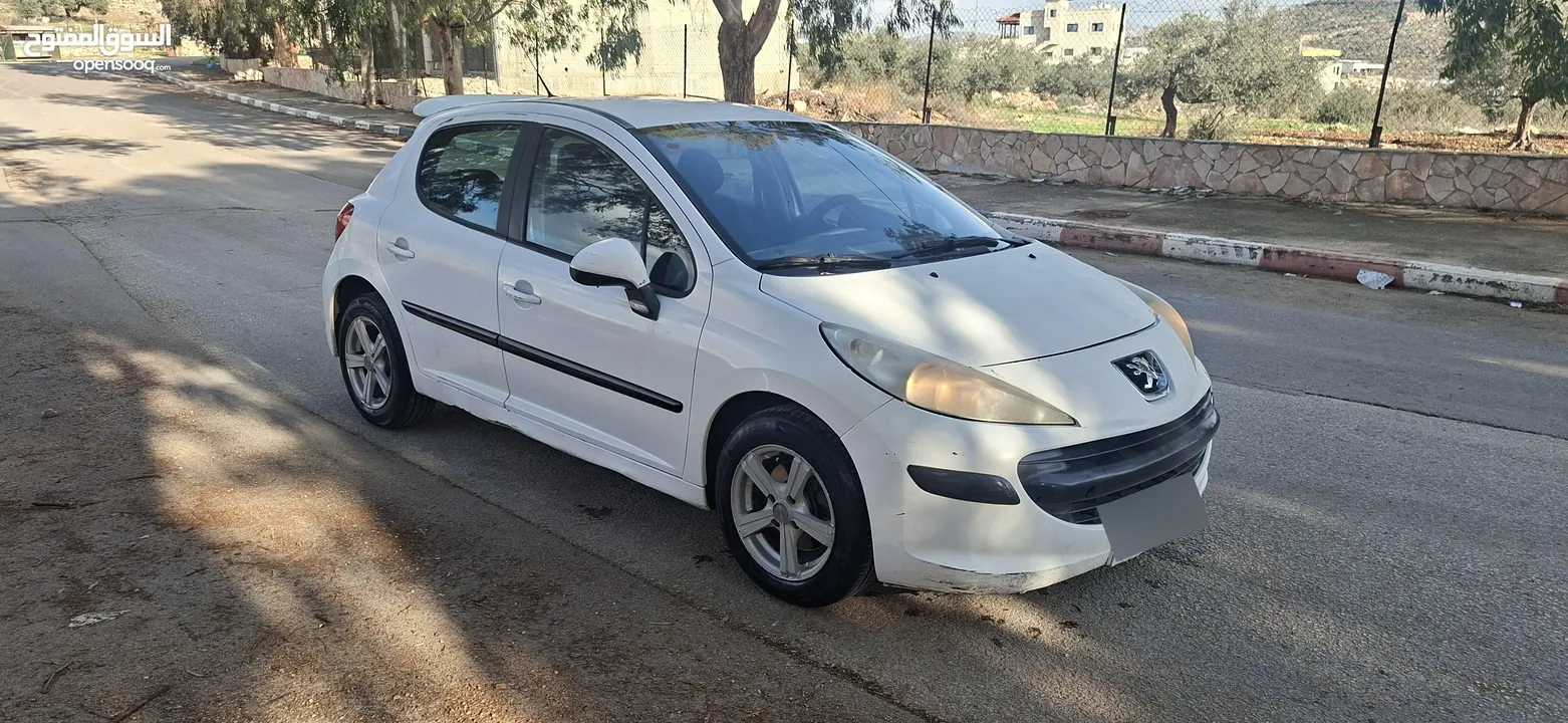 بيجو 207موديل 2009_اتومتيك _ماتور 1600-بنزين اصل برايفت _فحص الف صلاة النبي نظيفة من الاخر