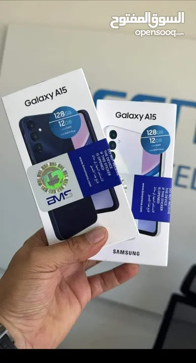 جديد Samsung A15 رام 8 و 12 و 16 جيجا 128 و 256 متوفر توصيل هدية كفر ولزقة وشاحن الاصلي