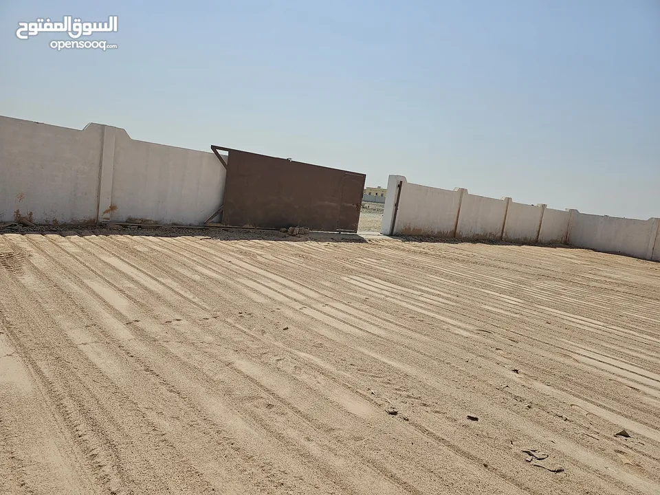 industrial land for rent for sale 68thousand 1500mtr in sohar ارض صناعية مسورة للإيجار  صحار