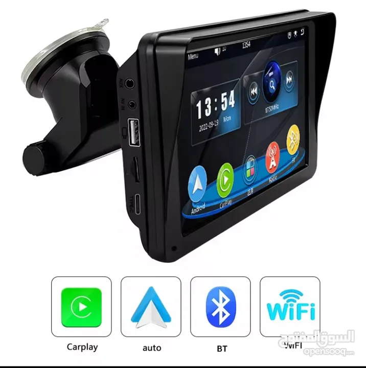 شاشة سيارة  للجملة والمفرق    apple car play android auto GPS