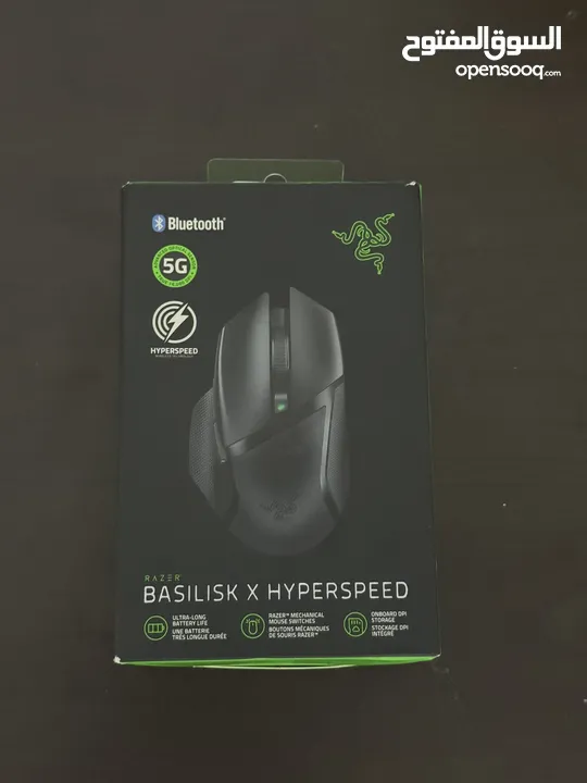 ماوس ريزر لاسلكي Basilisk x hyperspeed