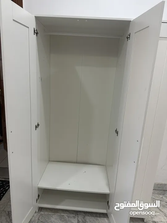 White ikea cupboard خزانه اكيا لون ابيض