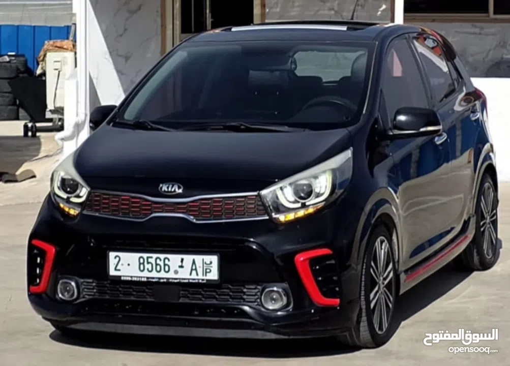 bekanto Gt- Line full options كيا بكانتو Gt- Line فل اضافات مع فتحة سقف