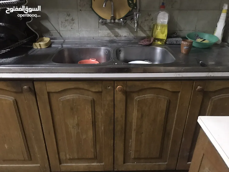 كاونترات مطبخ كامل مع طباخ غاز