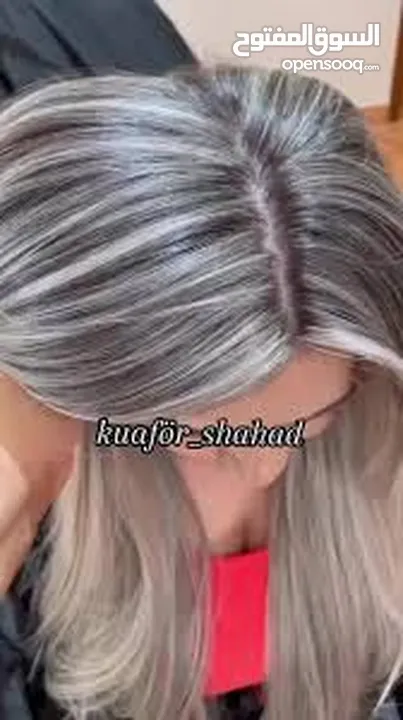 طاقية سيلكون   و صنارة سحب خصل شعر  و صبغها باون مختلف عن باقي الشعر  طاقيه السيلكون والصناره  صبغ ا