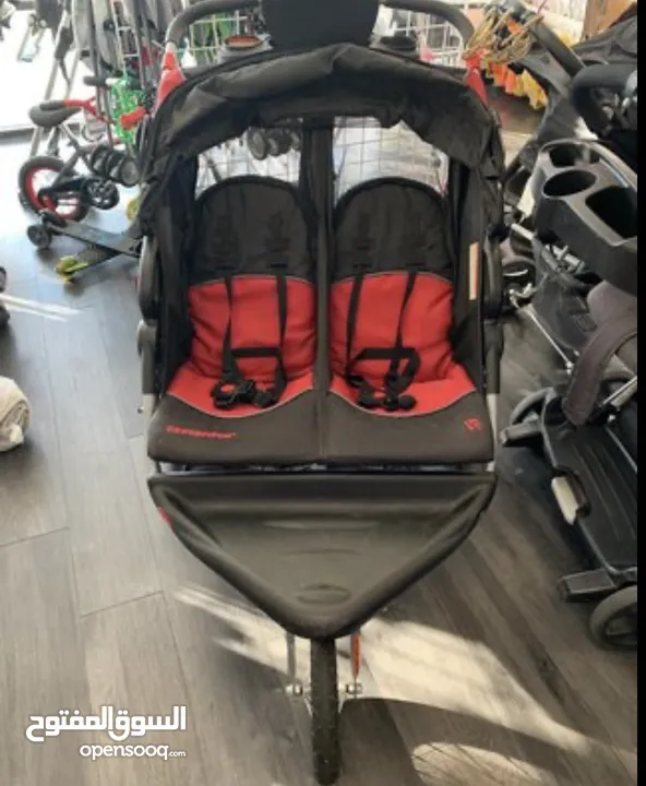 Baby stroller double seats