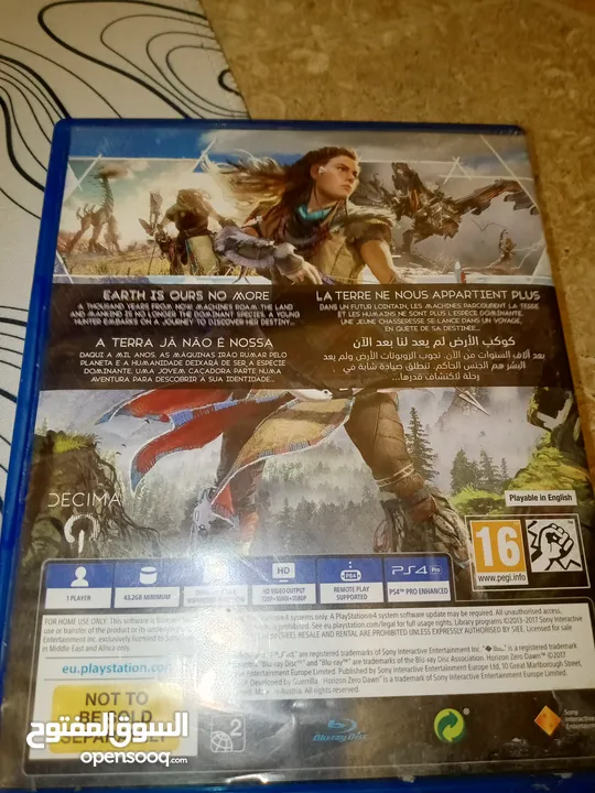 سيدي Horizon Zero Dawn للبيع وسيدي Uncharted 4 A Thief's  للبيع