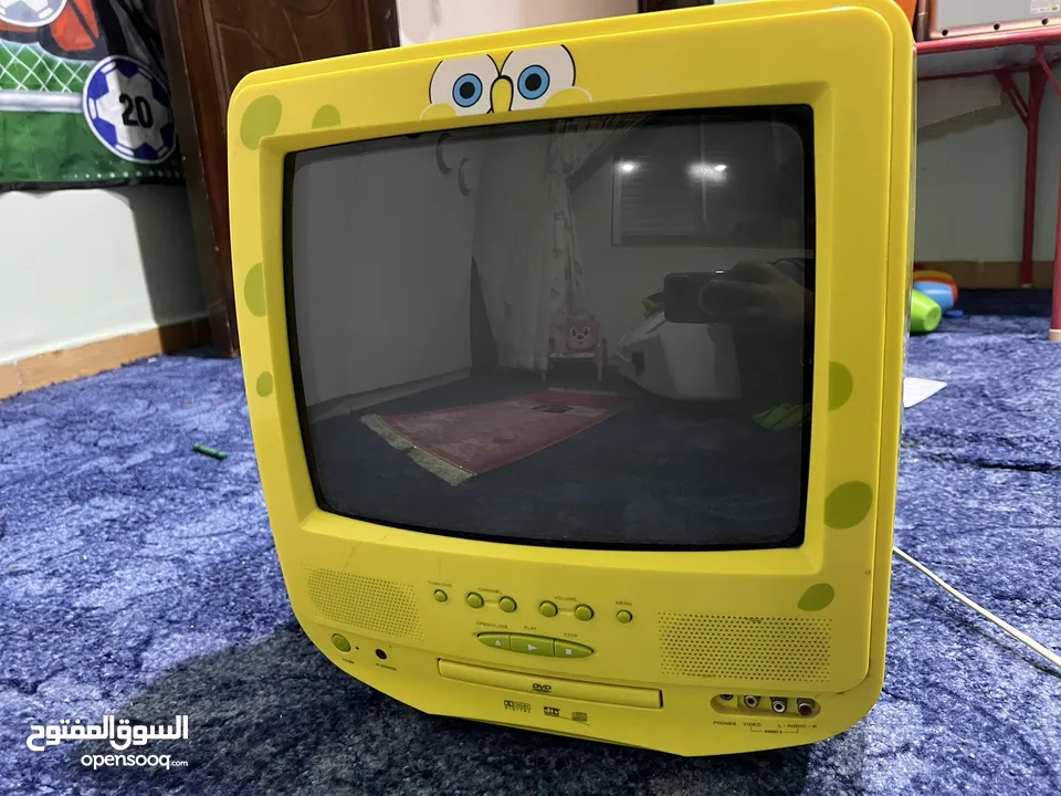 SpongeBob crt-tv and dvd player