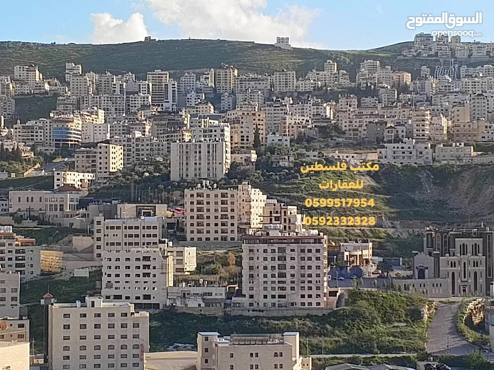 #تملك شقة مشطبة بدفعة 20الف دينار واقساط 500 دينار #الموقع : نابلس /المعاجين / قرب إسكان الجامعة
