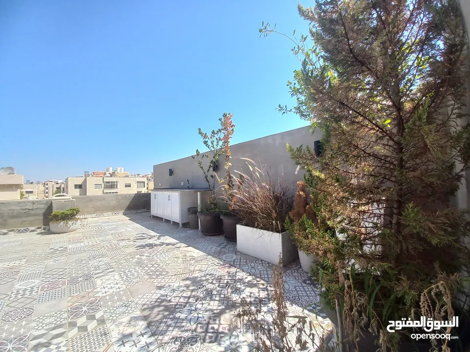 شقة مع روف مفروشة للايجار في الرابية  ( Property 34158 )-174867630