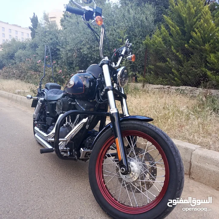 Harley Davidson street bob 2013.1700ccبحاله الوكاله
