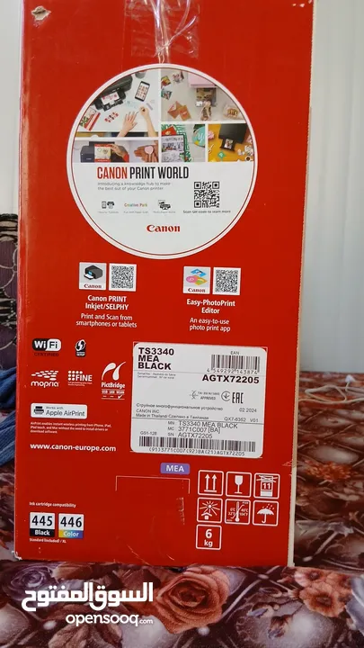 طابعه كانون plumage ts3340 أقر الوصف قبل ما ترن 25