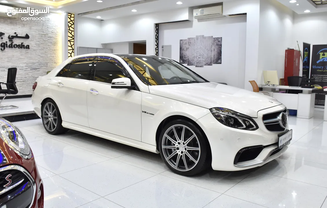 Mercedes Benz E63 AMG ( 2014 Model ) in White Color Japanese Specs