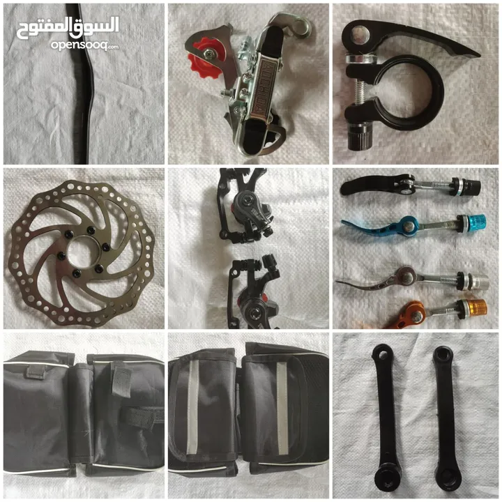 لدينا جميع  انواع الزينة و قطع البسكليتات وصيانتها
