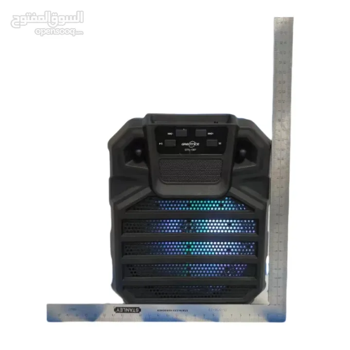 سماعات 6.5 انش شحن سماعة سبيكر بلوتوث و اضائه وراديو صوت قوي سماعه حفلات منزليه SPEAKER مكبر صوت