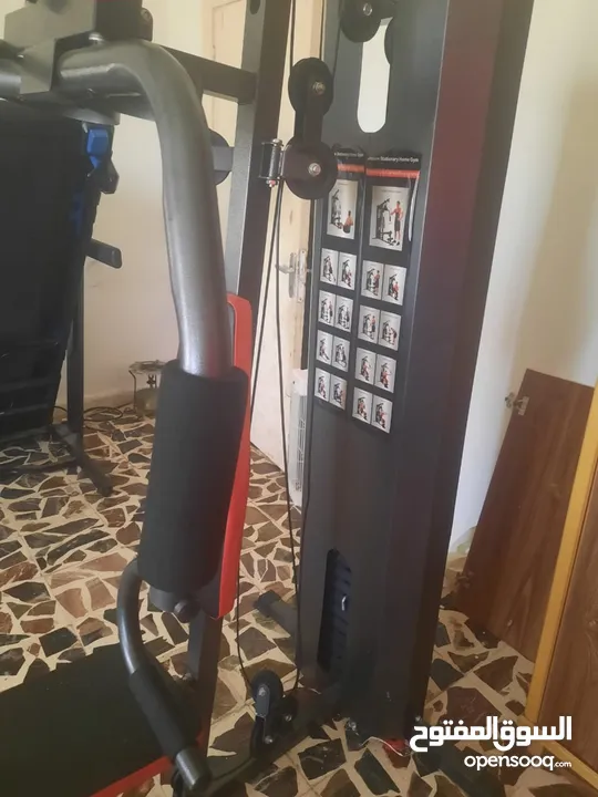 جهاز هوم جيم بحالة الوكاله استعمال خفيف 75 كيلو للبيع موجود بالسلط
