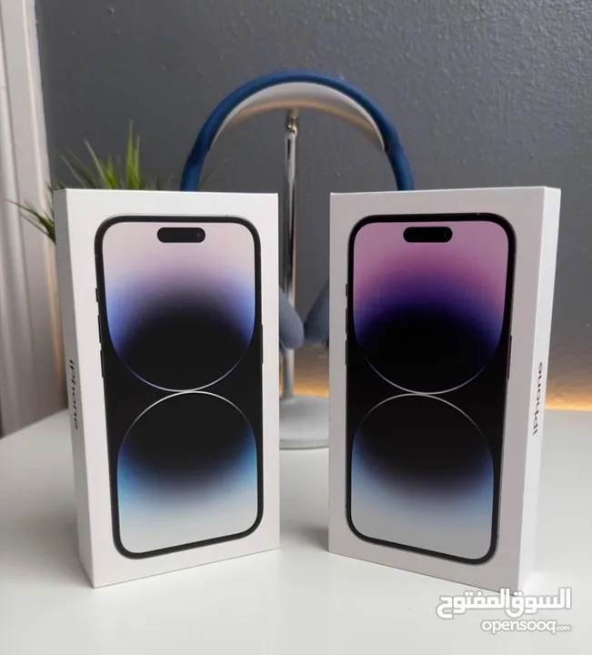 iPhone 14 pro 128GB/256GB جديد كفالة شرق اوسط ايفون 14 جديد كفالة لمدة عام