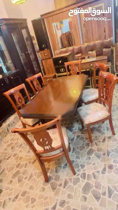 طاوله سفره 6كراسي