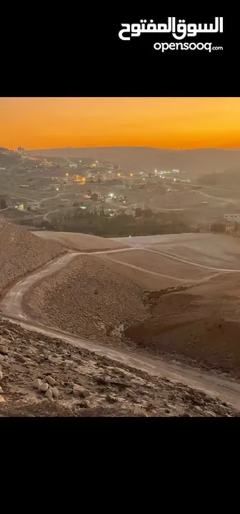 قطع (طابو)  مطلة على شارع المية(ممر عمان التنموي) وادي العش من المالك