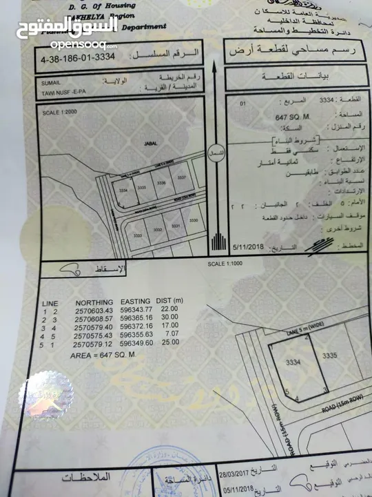 أرض سكنية في طوي النصف سوبر كورنر