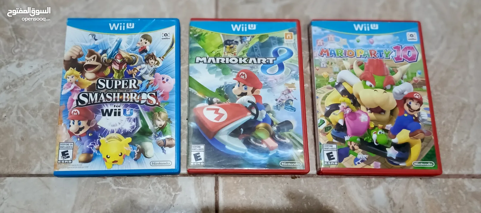 ألعاب Nintendo wii u بحالة ممتازة